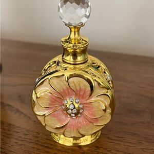 Gold and Pink Perfume Bottle